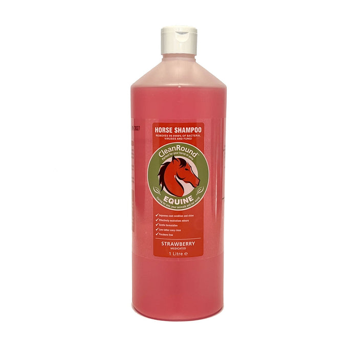Cleanround Medicated Shampoo Strawberry - Ashurst Equestrian & Country