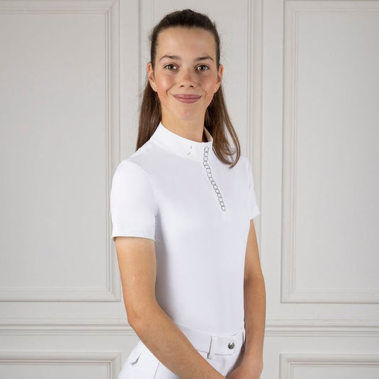 Coldstream Clarilaw Diamante Show Shirt White - Ashurst Equestrian & Country