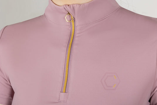 Coldstream Coldingham Short Sleeve Base Layer - Mauve Blush - X Small - Ashurst Equestrian & Country