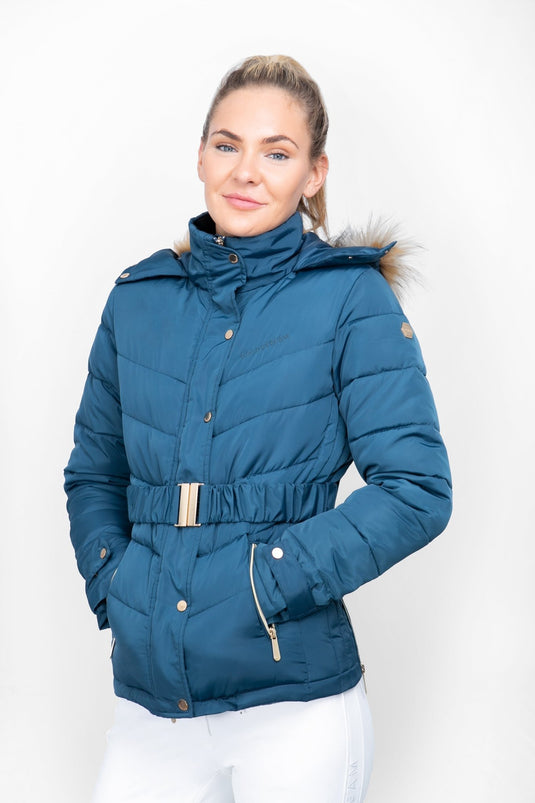 Coldstream Cornhill Quilted Coat - Cool Slate Blue - X Small - Ashurst Equestrian & Country