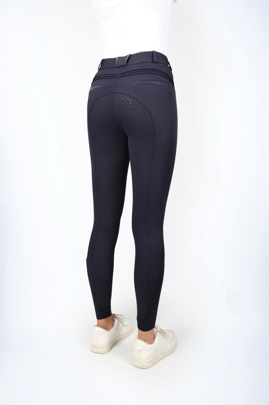 Coldstream Eckford Crystal Breeches - Navy - Size 6 - Ashurst Equestrian & Country