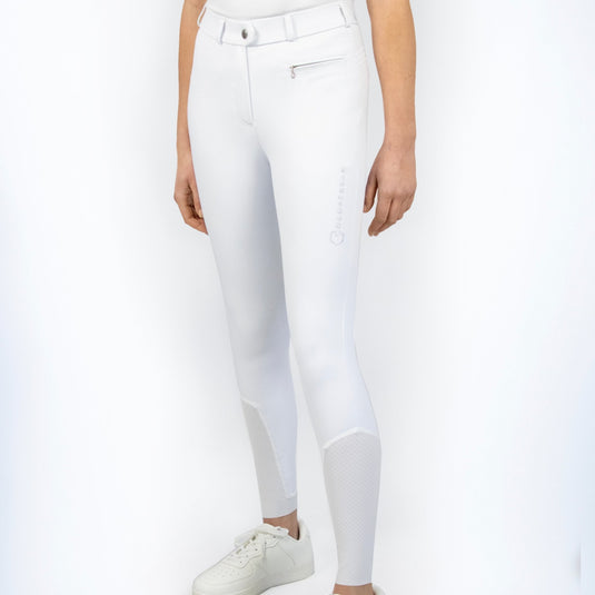 Coldstream Eckford Crystal Breeches White - Ashurst Equestrian & Country