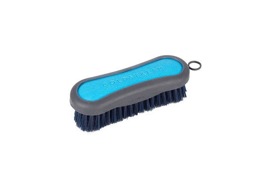 Coldstream Faux Leather Face Brush - Navy/C Blue - 12.8 x 4.3cm - Ashurst Equestrian & Country
