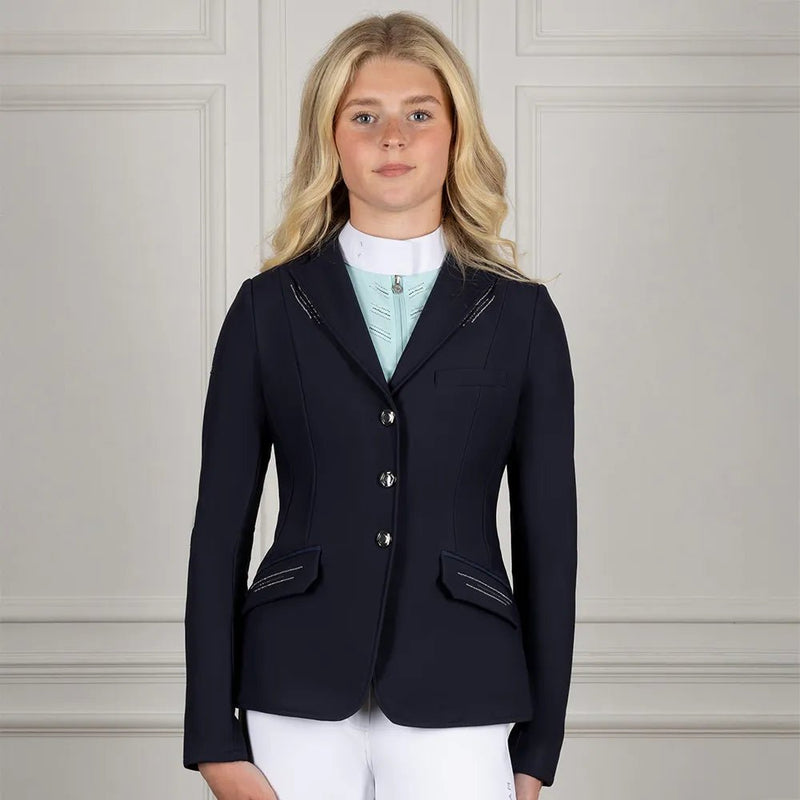 Load image into Gallery viewer, Coldstream Harthill Diamante Show Jacket Navy - Ashurst Equestrian &amp; Country
