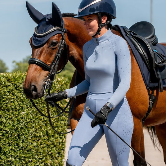 Coldstream Jedburgh Riding Tights Maya Blue - Ashurst Equestrian & Country