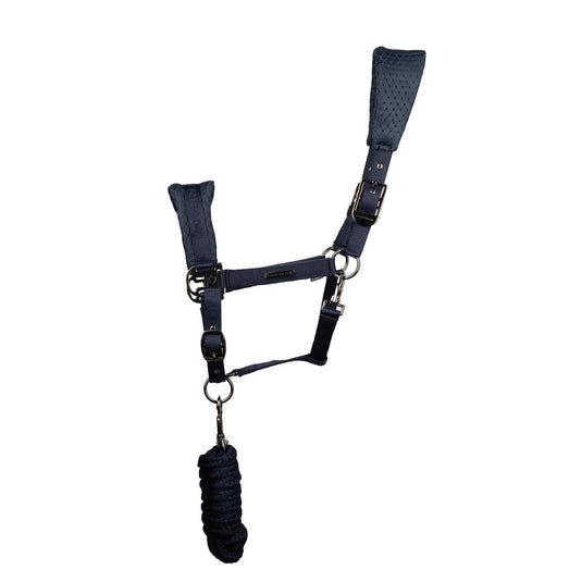 Coldstream Middleton Air Flowheadcollar & Lead Rope Navy - Ashurst Equestrian & Country