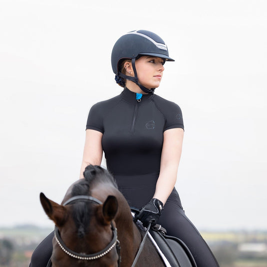 Coldstream Midlem Short Sleeve Base Layer Black - Ashurst Equestrian & Country