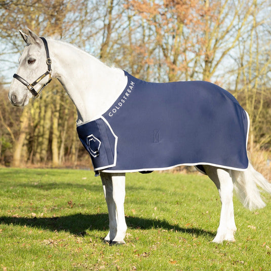 Coldstream Newton Show Sheet Navy - Ashurst Equestrian & Country