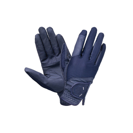 Coldstream Next Generation Blakelaw Diamante Gloves Nvy/Slv - Ashurst Equestrian & Country