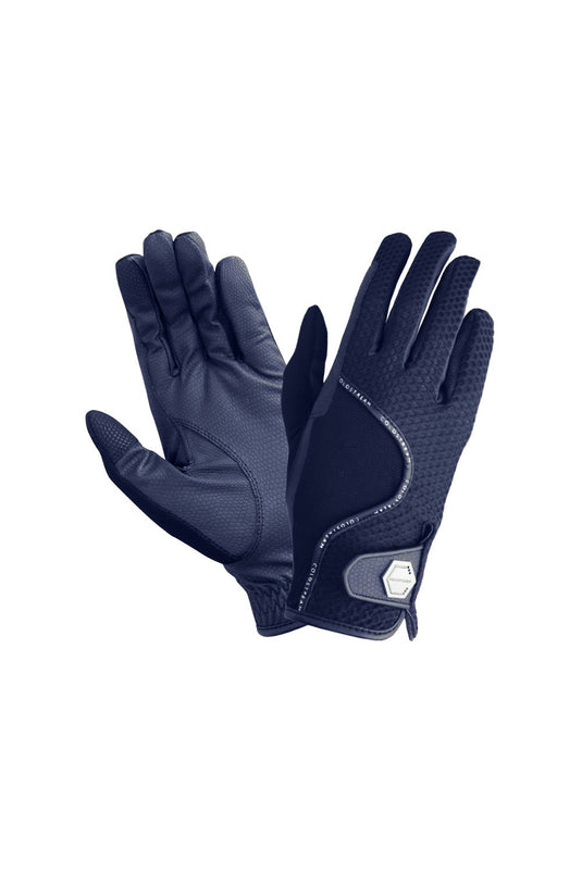 Coldstream Next Generation Swinton Combi Mesh Summer Riding Gloves - Navy - Child X Small - Ashurst Equestrian & Country