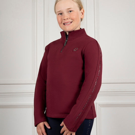 Coldstream Ng Cairncross Quarter Zip Windsor Wine - Ashurst Equestrian & Country