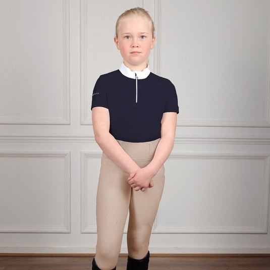 Coldstream Oxnam Competition Show Shirt Navy - Ashurst Equestrian & Country