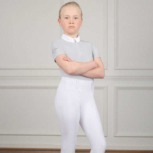 Coldstream Oxnam Competition Show Shirt Pearl Grey - Ashurst Equestrian & Country