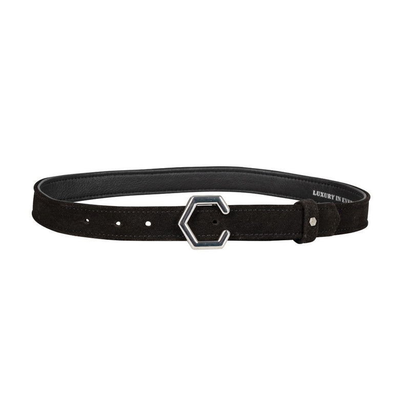 Load image into Gallery viewer, Coldstream Roxburgh Suede Belt Black/Silver - Ashurst Equestrian &amp; Country

