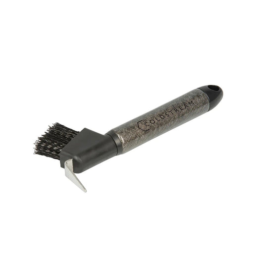Coldstream Shine Hoof Pick Brush Black/Silver - Ashurst Equestrian & Country