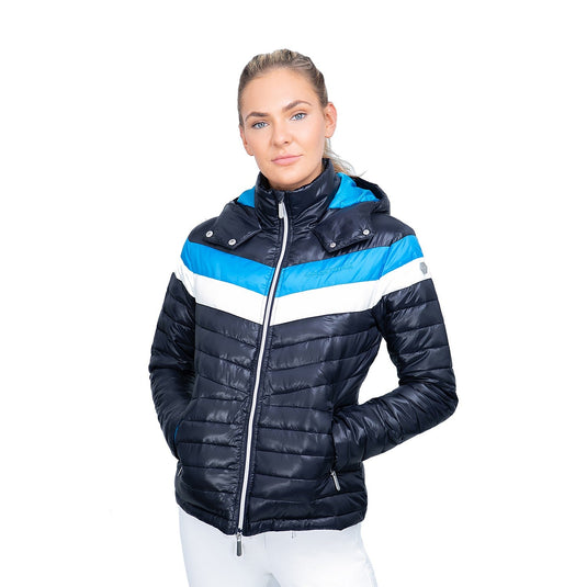 Coldstream Southdean Quilted Jacket Navy/White/Blue - Ashurst Equestrian & Country