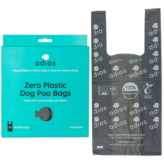 Compostable Dog Poo Bags - 120 pack - With Handles - Ashurst Equestrian & Country