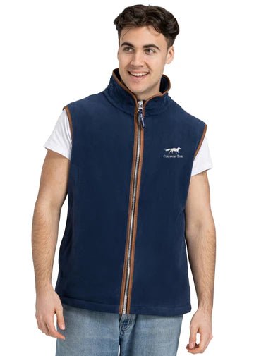 Cotswold Fox Fleece Gilet - Navy - Ashurst Equestrian & Country