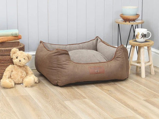 Country Orthopaedic Walled Dog Bed - Latte - Ashurst Equestrian & Country