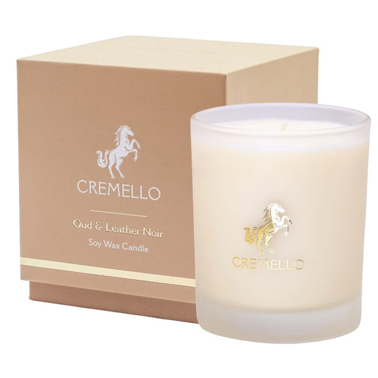 Cremello Oud & Leather Candle - Ashurst Equestrian & Country