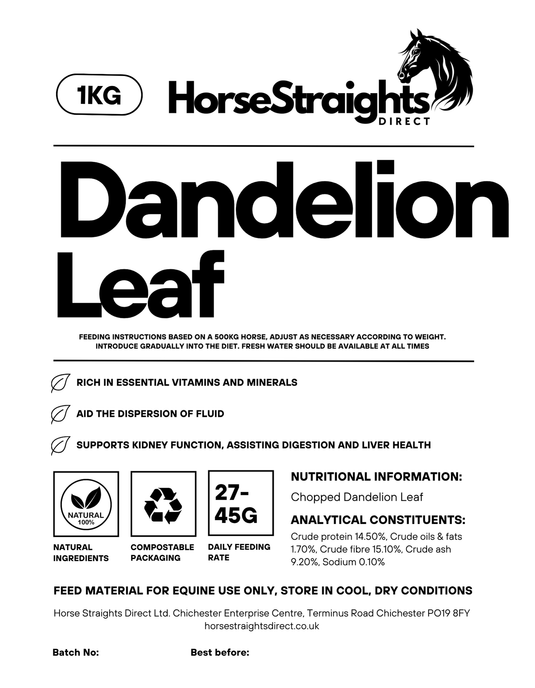 Dandelion Leaf Chopped - Ashurst Equestrian & Country