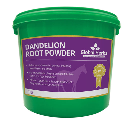 Dandelion Root Powder 1KG - Global Herbs - Ashurst Equestrian & Country