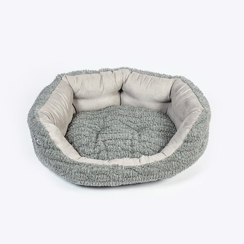 Load image into Gallery viewer, Danish Design Bobble Deluxe Slumber Bed Pewter - Ashurst Equestrian &amp; Country
