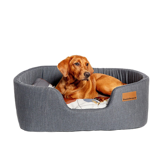Danish Design Colour Block Deluxe Slumber Bed Steel - Ashurst Equestrian & Country