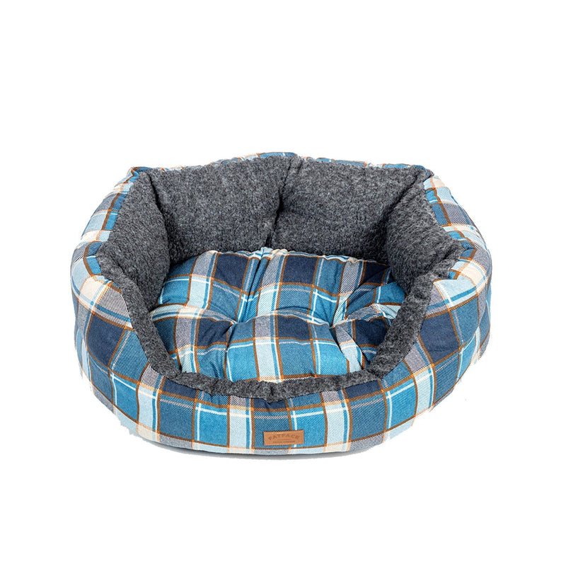 Load image into Gallery viewer, Danish Design Fatface Fleece Check Deluxe Slumber Bed - Ashurst Equestrian &amp; Country
