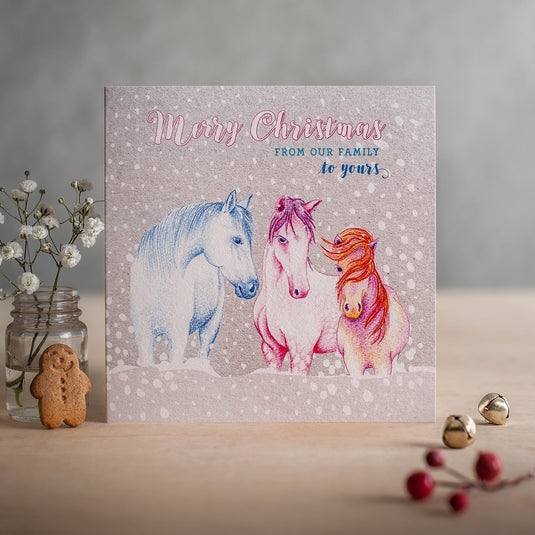 Deckled Edge Christmas From Our Family To Yours - Ashurst Equestrian & Country