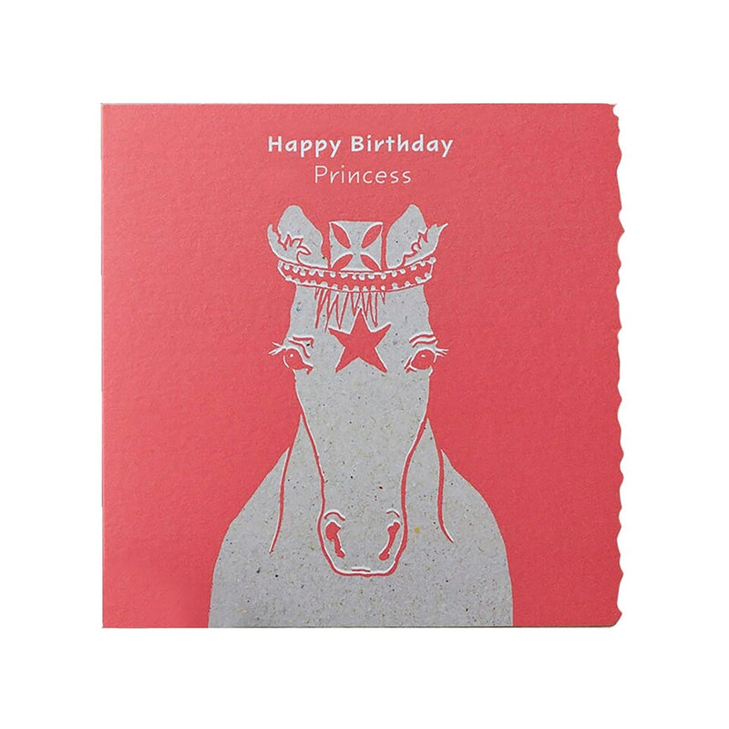 Load image into Gallery viewer, Deckled Edge Colour Block Pony Card - Ashurst Equestrian &amp; Country
