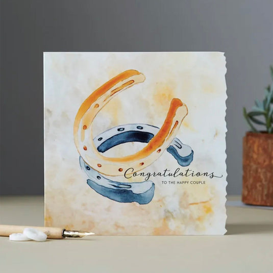 Deckled Edge Fanciful Dolomite Card - Ashurst Equestrian & Country