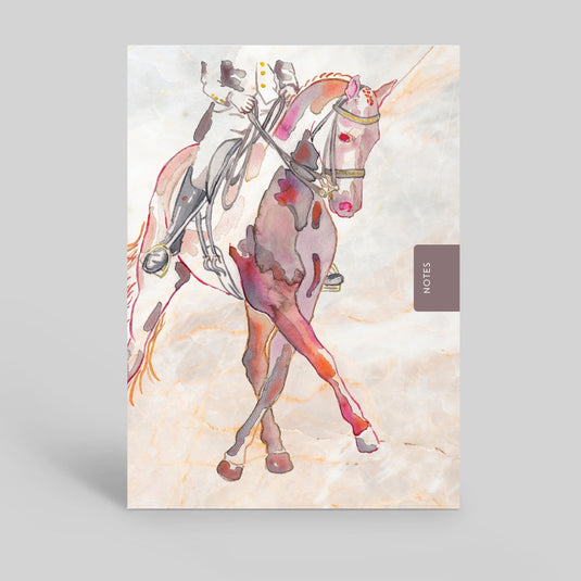 Deckled Edge Notebook Dressage Horse - Ashurst Equestrian & Country