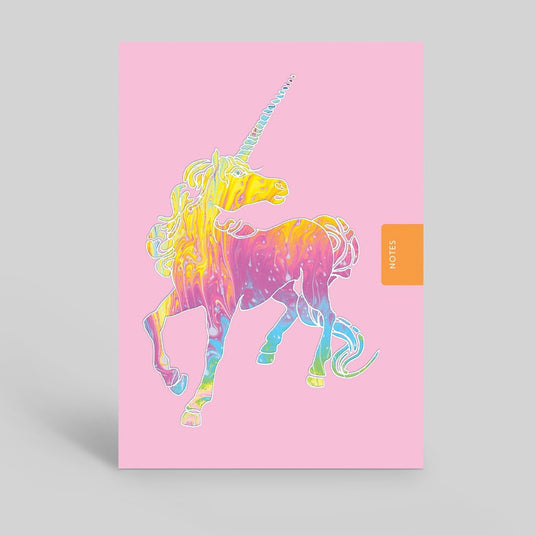 Deckled Edge Notebook Mythical Unicorn - Ashurst Equestrian & Country