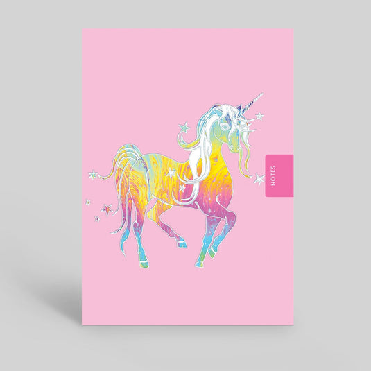 Deckled Edge Notebook Starry Mythical Unicorn - Ashurst Equestrian & Country
