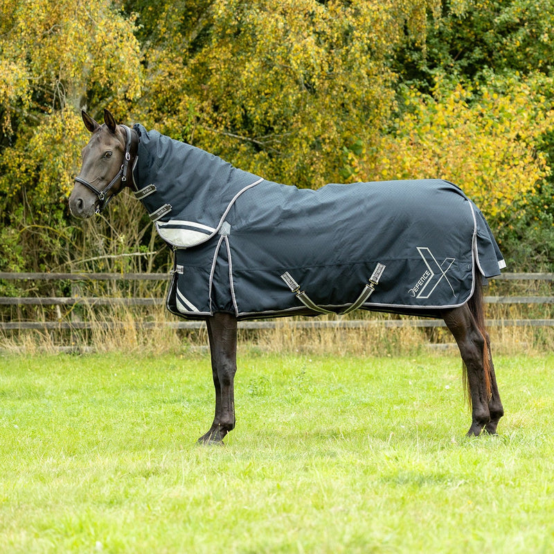 Load image into Gallery viewer, Defencex Shield 50 G Turnout Rug With Detachable Neck Navy - Ashurst Equestrian &amp; Country
