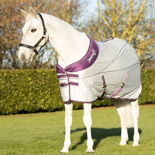 Defencex Shield Sport Air Cooler Rug Grey/Purple - Ashurst Equestrian & Country