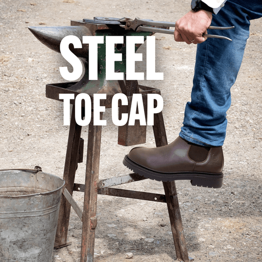 Detroit Steel Toe Cap Work Boots - Brown - Ashurst Equestrian & Country