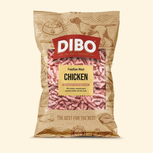 Dibo Freeflow Frozen Adult Dog Chicken 1kg