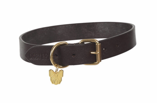 Digby & Fox Flat Leather Dog Collar - Ashurst Equestrian & Country