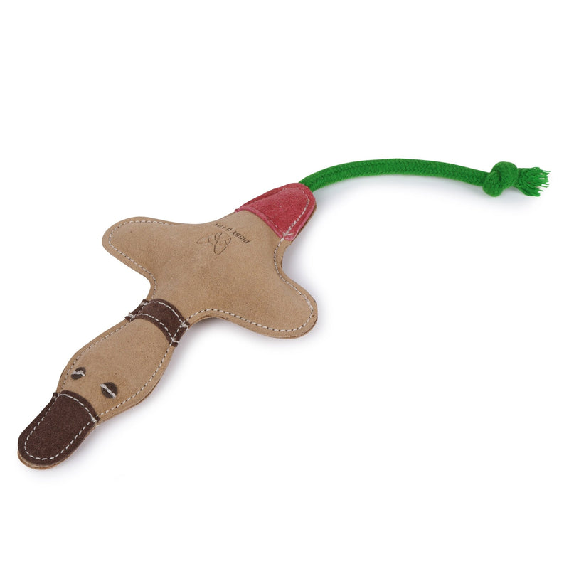 Load image into Gallery viewer, Digby &amp; Fox Leather Duck Toy - Ashurst Equestrian &amp; Country
