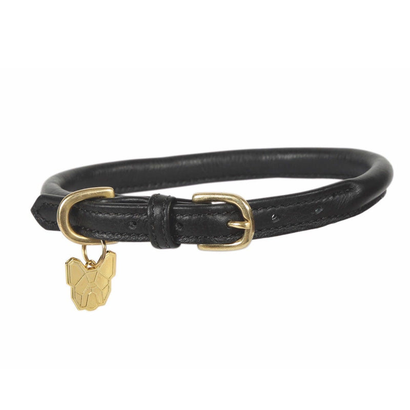 Load image into Gallery viewer, Digby &amp; Fox Rolled Leather Dog Collar - Ashurst Equestrian &amp; Country

