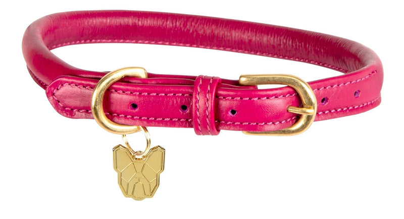 Load image into Gallery viewer, Digby &amp; Fox Rolled Leather Dog Collar - Ashurst Equestrian &amp; Country
