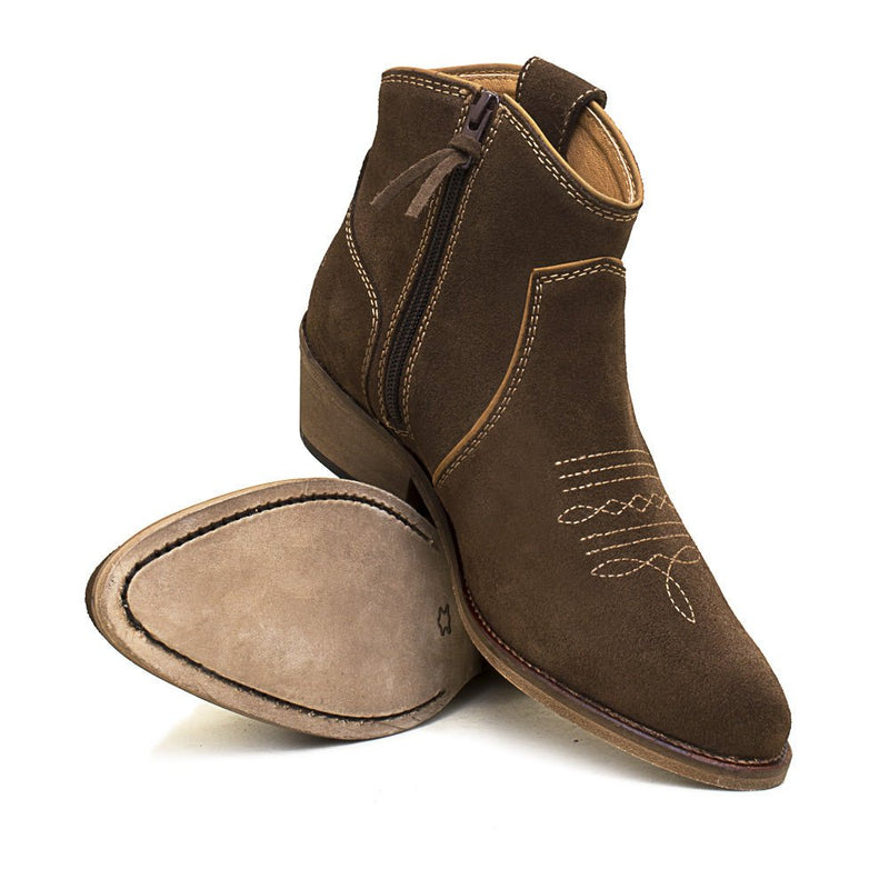 Load image into Gallery viewer, Dixie Cowboy Boots - Brown - Ashurst Equestrian &amp; Country
