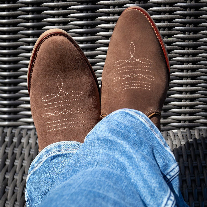 Load image into Gallery viewer, Dixie Cowboy Boots - Brown - Ashurst Equestrian &amp; Country
