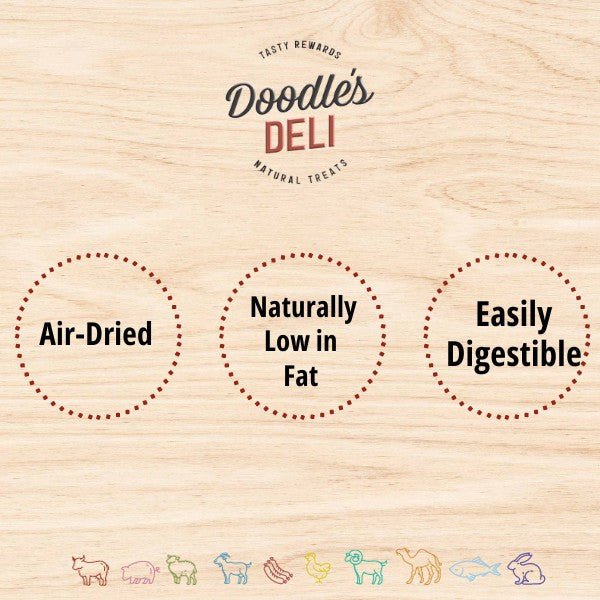 Load image into Gallery viewer, Doodles Deli Air Dried Duck Necks 1kg - Ashurst Equestrian &amp; Country
