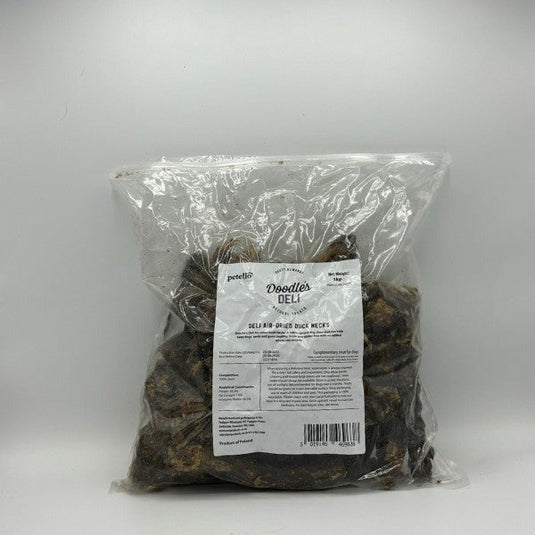 Doodles Deli Air Dried Duck Necks 1kg - Ashurst Equestrian & Country