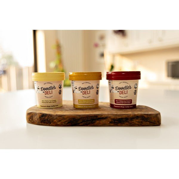 Load image into Gallery viewer, Doodles Deli Chicken Frozen Doggy Treats 125ml - Ashurst Equestrian &amp; Country
