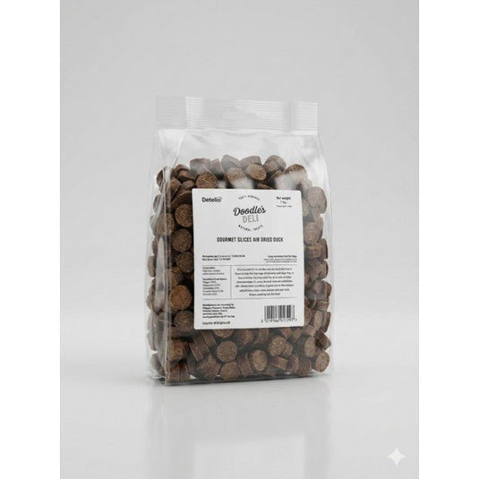 Doodle's Deli Gourmet Slices Air Dried Duck 1kg - Ashurst Equestrian & Country