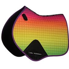 Weatherbeeta Prime Ombre Jump Saddle Pad - Rainbow